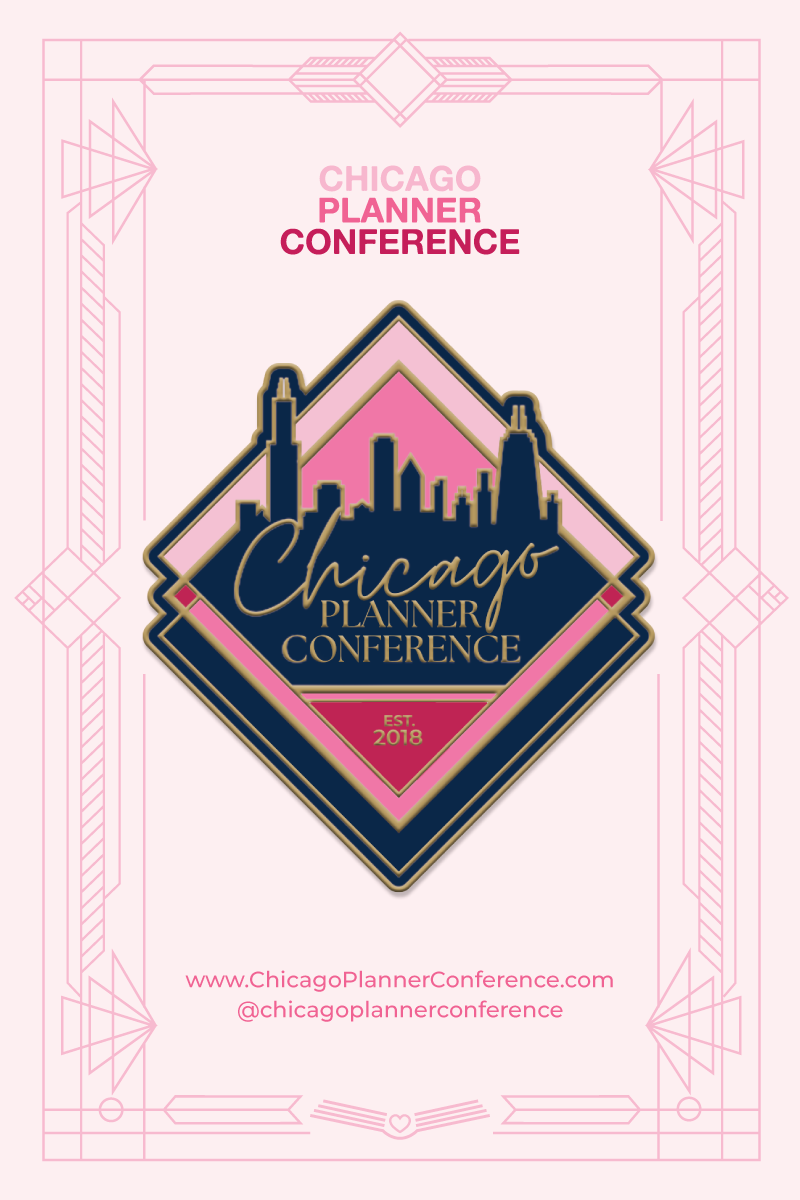 Chicago Planner Conference Enamel Pin