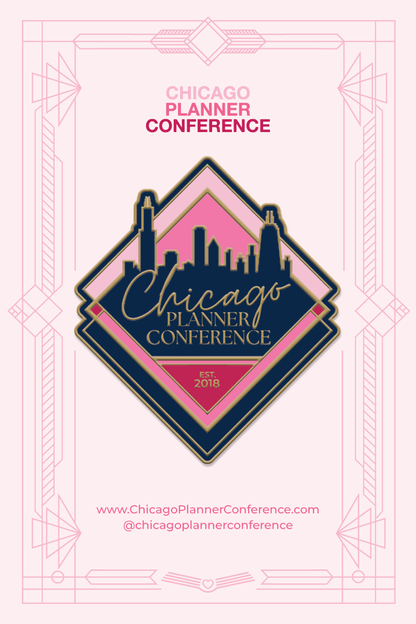 Chicago Planner Conference Enamel Pin